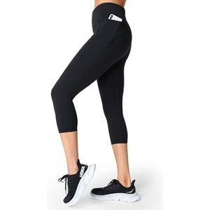 Sweaty Betty Power Cropped Workout Leggings voor Vrouwen, Zwart, XL