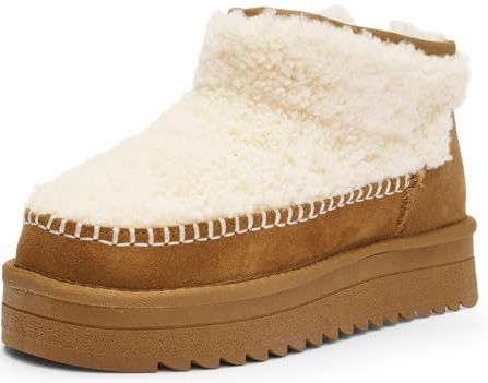 Ara - Alaska - Kuitlaarzen - Cognac/Crème - Plateau