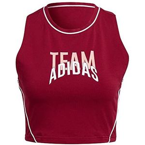 adidas W CLG tanktop, Legacy Burgundy, L voor dames