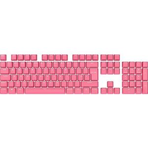 Corsair PBT DOUBLE-SHOT PRO Keycap Mod Kit (Double-Shot PBT toetsdoppen, standaard onderste rij compatibiliteit, getextureerd oppervlak, 1,5 mm dikke muren met verlicht lettertype, O-ringdempers