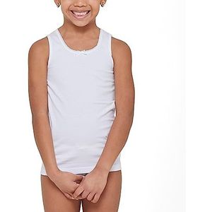 POMPEA Tanktop voor meisjes, Wit, 8-9 jaar