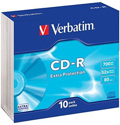 Verbatim CD-R Extra Protection 700 MB 52x 10 stuk(s)
