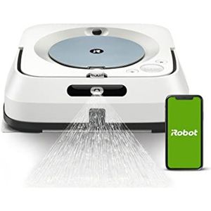 iRobot® Braava jet® m6 (m6134) - Dweilrobot - Precisiespray -Smart Maps - Schoonmaak- en vermijdzones - Spraakassistent - Opladen en hervatten - Doorg en nat dweilen - iRobot Home-app