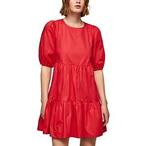 Pepe Jeans - Jurk - Rood - Katoen