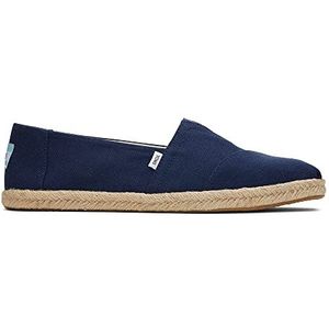 TOMS Heren Alpargata Rope Classic Loafer Flat, Blauw marine, 41 EU