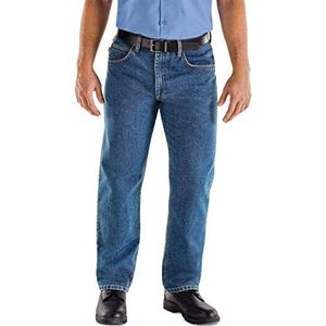 Red Kap mens Relaxed Fit Jeans, Stonewash, 36W x 32L US