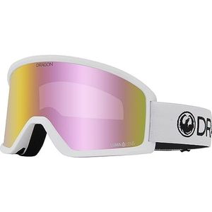 Dragon Unisex Snowgoggles DX3 OTG met Ion Lens - Wit met Lumalens Pink Ion