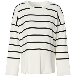 Noppies Maternity Jair Nursing Damestrui met lange mouwen, Crème Streep - N340, XS