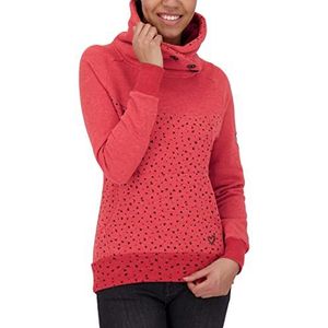 Alife and Kickin VioletAK B Sweatshirt Dames Sweatshirt Trui met opstaande kraag Sweater XS-XXL, Cranberry Melange, XL, Cranberry Melange, XL