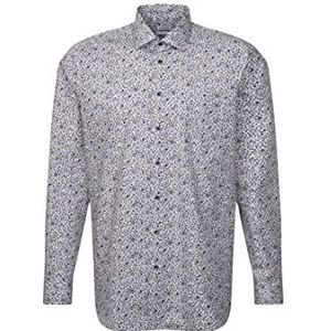 Seidensticker Men's Regular Fit shirt met lange mouwen, groen, 41, groen, 41