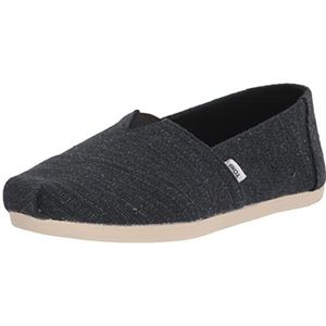 TOMS Alpargata Speckled, mocassin zool voor dames, Black Speckled, 36.5 EU