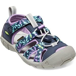 KEEN Unisex kinderen Seacamp 2 CNX sandalen, Black Iris Afrikaanse Violet, 36 EU