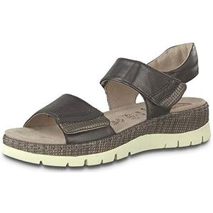 Jana Vrouwen 8-8-28401-22 Enkelband Sandalen, Zwart 001, 37 EU