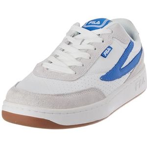 FILA Heren Sevaro S Sneakers, White Prime Blue, 45 EU