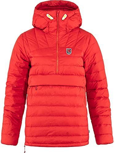 Fjällräven 86376 donsjack perfect voor je outdoor-avontuur, ook bij lage temperaturen. Damesjas True Red XS