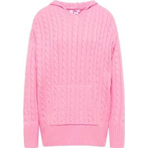 ALBEE Gebreide hoodie voor dames, roze, M/L