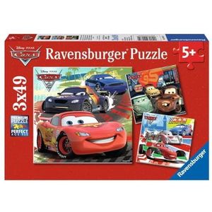 Children's puzzle 3x49 Teile - Disney/Pixar Cars - Weltweiter Rennspaß