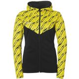 uhlsport Voetbal Progressive 28 Multi Hood Jas - Dames Trainingsjack Sportjack Sweatshirt met Capuchon en Opstaande kraag