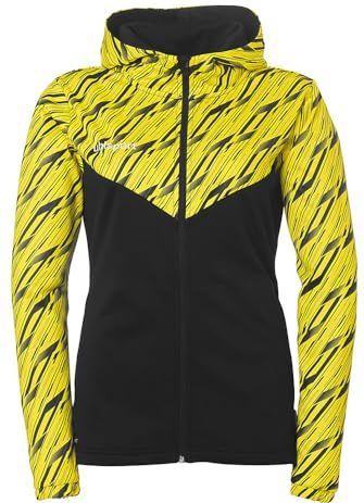 uhlsport Voetbal Progressive 28 Multi Hood Jas - Dames Trainingsjack Sportjack Sweatshirt met Capuchon en Opstaande kraag
