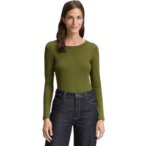 Tom Tailor - Shirt - Deep Ivy Green - Lange Mouwen