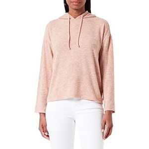 TOM TAILOR Denim Dames Lange mouwen met capuchon 1032839, 30345 - Rusty Amber Melange, L