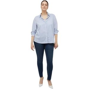 Fiorella Rubino: Skinny Jeans Blauw Herfst Winter 24, blauw, 40 Grote maten