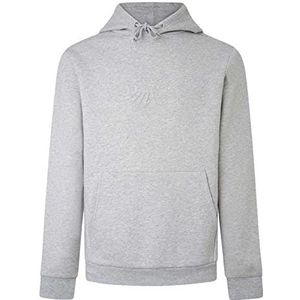 Hackett London Heren AM Reliëf HDY Hooded Sweater, Grijs (Ice Grey), XXL, Grijs (IJsgrijs), XXL