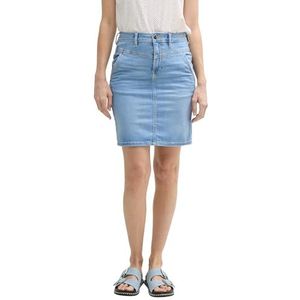 TOM TAILOR Damesrok, 10112 - Clean Light Stone Blue Denim, 32