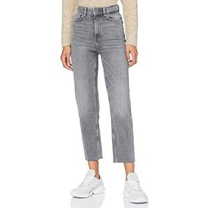 ONLY Vrouwelijke straight-fit ONLEmily Life HW Straight Fit Jeans, Grey denim, 27W x 34L