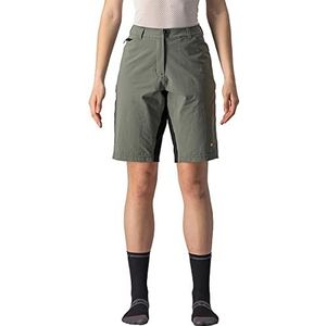 CASTELLI Unlimited W Baggy Short Fietsshorts, Forest Gray, S voor dames