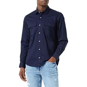 s.Oliver Herenshirt, blauw, L