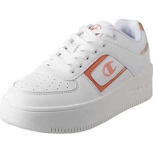 Champion Foul Play Plat Metal, damessneakers, wit roségoud Ww001, 39 EU