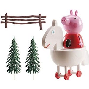 dekora - Taart Decoratie Kit met Peppa Pig Decoratieve Figuren