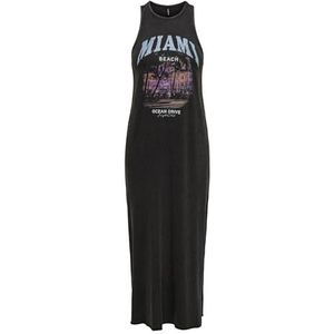 Jurk - Jersey - Motiefprint - Zacht - Mouwloos