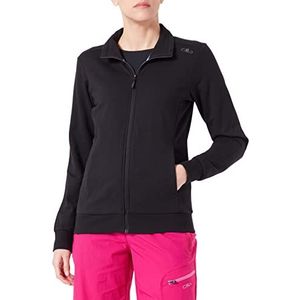 CMP - Dames Stretch Fleece Sweatshirt - Zwart - Volledige Rits