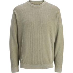 Jack & Jones Jprblubastian Washed Knit Crew Neck, aloë, XS
