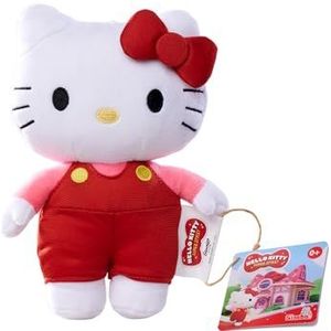 Simba Hello Kitty pluche dier, 20 cm, Hello Kitty Super Style, 4 modellen, officieel gelicentieerd product, 1 stuk, willekeurige selectie, geschikt voor alle leeftijden (109280150)