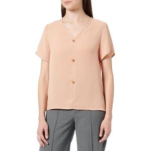NAEMI Dames blouseshirt 17323009-NA01, perzik beige, S, perzik beige, S