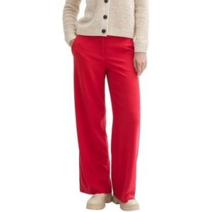 TOM TAILOR Lea Straight damesbroek, 36494 - Crimson, 32W x 32L