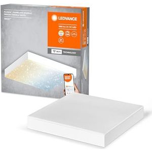 LEDVANCE SMART+ WiFi-Glitzer-Panelleuchte 300x300, 21W, 1800lm, regulierbares Weißlicht (3000K bis 6500K), rahmenlos, mit Glitzereffekt, steuerbar per App, kompatibel mit Amazon, Google und Co.