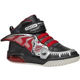 Geox - J Inek Boy - Kinderschoenen - Zwart - Rood - Ademend