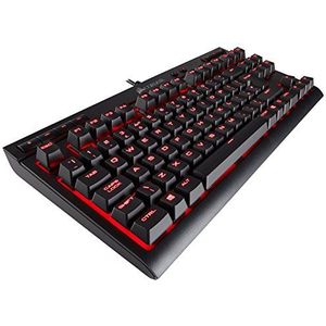 Corsair Gaming CH-9115020-UK K63 Cherry MX Rood Backlit 10 Keyless UK Mechanisch Gaming Keyboard - Zwart