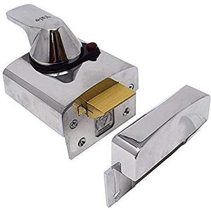Yale B-BS2-CH-CH-40 - BS2 Britse standaard nachtvergrendeling - 40 mm - chromen afwerking - hoge beveiliging goedgekeurd door verzekeringsmaatschappijen