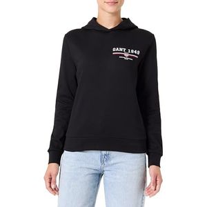 GANT - Sweatshirt - Rood - Capuchon - Logoprint