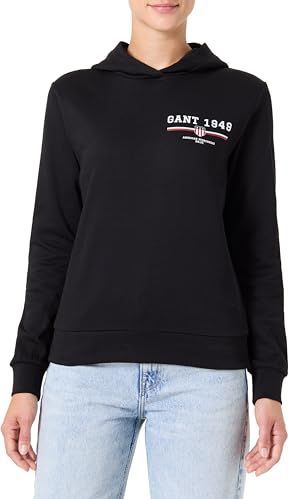 GANT - Sweatshirt - Rood - Capuchon - Logoprint