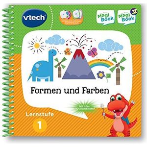 Vtech 80-480504 - Magibook Leerboek, Leerniveau 1, Vormen en Kleuren, Leeftijd: 2-5 jaar, in het Duits