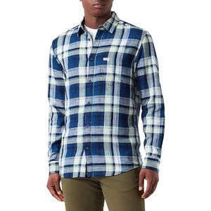 LS 1 PKT Shirt, Yellow Indigo, S