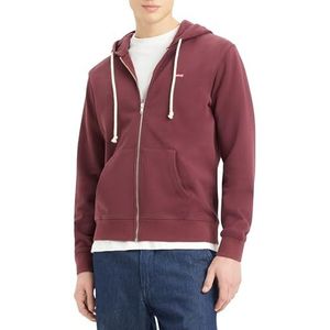 Levi's New Original Zip Up Sweatshirt voor heren, Vijg Paars, S