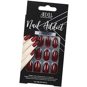 Ardell Nail Addict Artificial Nail Set, Sip of Wine