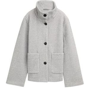 TOM TAILOR Damesjas, 21373 - Medium Silver Grey Melange, 3XL